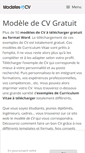 Mobile Screenshot of modeles-de-cv.com